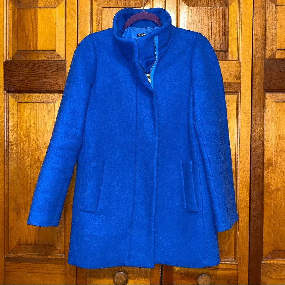 J. Crew Royal Blue Women's Pea Coat